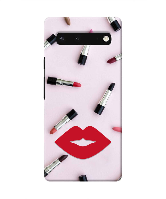 Lips Lipstick Shades Google Pixel 6 Real 4D Back Cover
