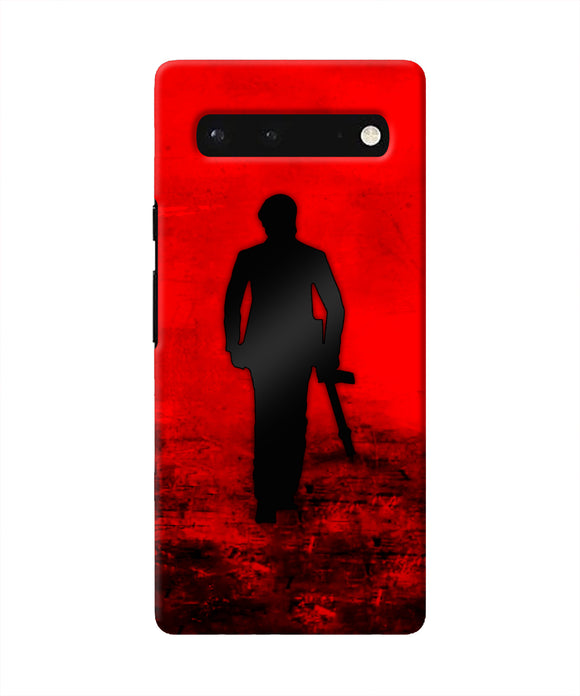 Rocky Bhai with Gun Google Pixel 6 Real 4D Back Cover