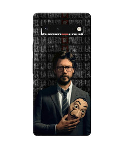 Money Heist Professor with Mask Google Pixel 6 Back Cover