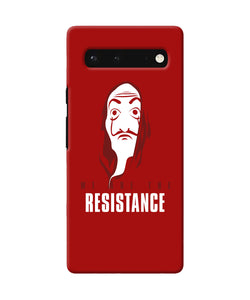 Money Heist Resistance Quote Google Pixel 6 Back Cover