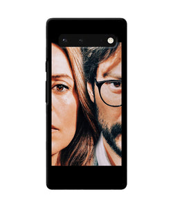 Money Heist Professor With Rachel Google Pixel 6 Back Cover