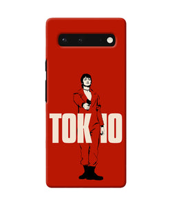 Money Heist Tokyo With Gun Google Pixel 6 Back Cover