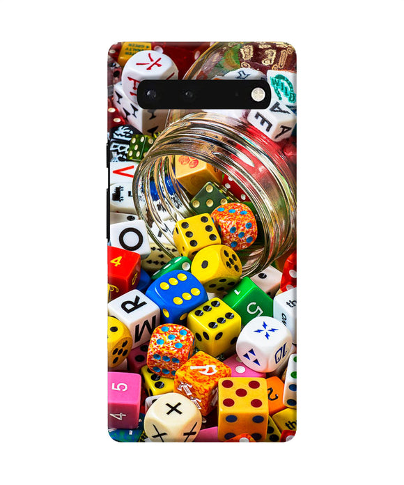 Colorful Dice Google Pixel 6 Back Cover