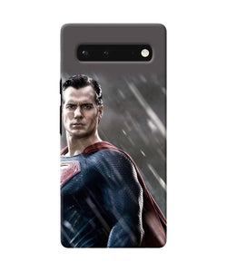 Superman man of steel Google Pixel 6 Back Cover