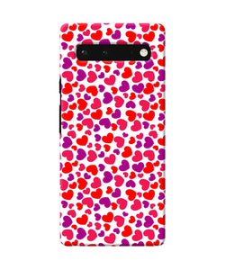 Heart print Google Pixel 6 Back Cover