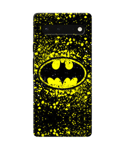 Batman last knight print yellow Google Pixel 6 Back Cover