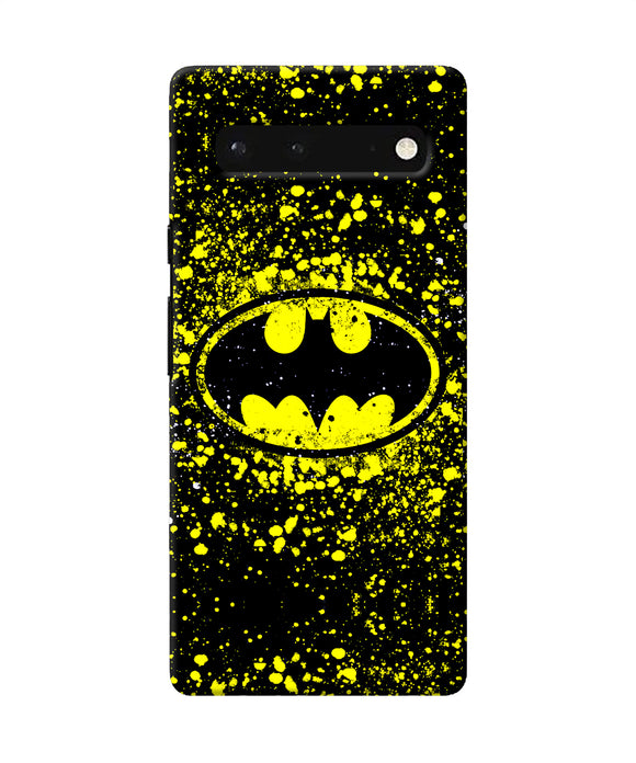 Batman last knight print yellow Google Pixel 6 Back Cover