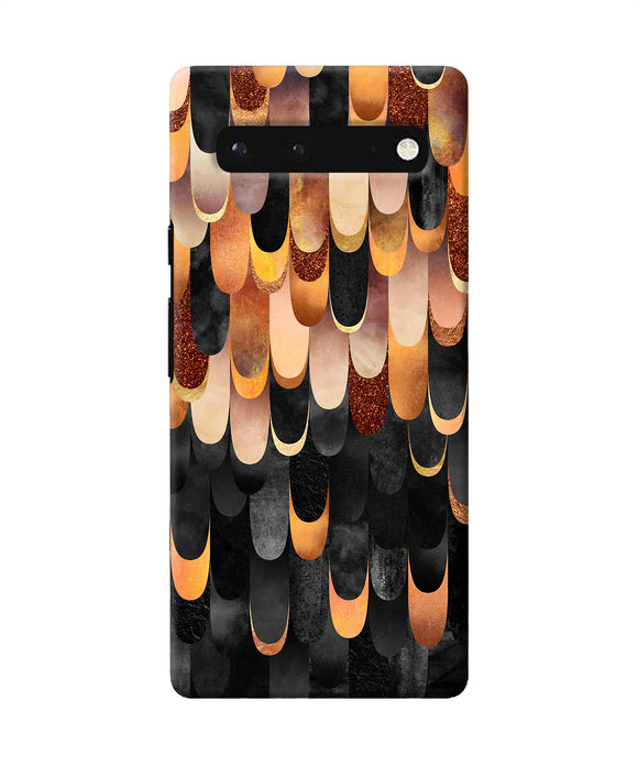 Abstract wooden rug Google Pixel 6 Back Cover