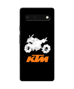 KTM sketch Google Pixel 6 Back Cover