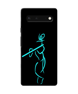 Lord krishna sketch Google Pixel 6 Back Cover