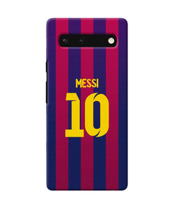 Messi 10 tshirt Google Pixel 6 Back Cover