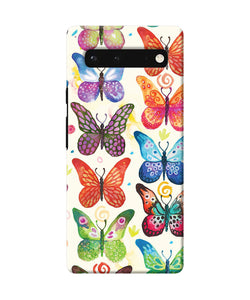 Abstract butterfly print Google Pixel 6 Back Cover