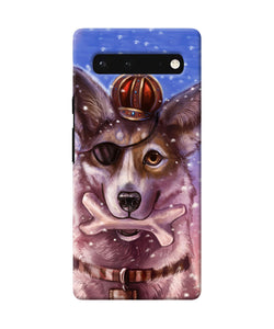 Pirate wolf Google Pixel 6 Back Cover