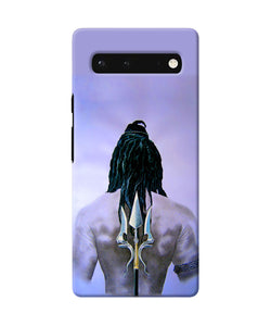 Lord shiva back Google Pixel 6 Back Cover