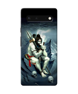 Lord shiva chillum Google Pixel 6 Back Cover