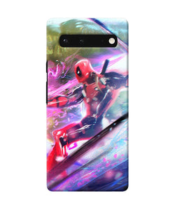 Deadpool super hero Google Pixel 6 Back Cover