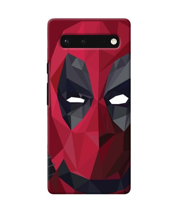 Abstract deadpool mask Google Pixel 6 Back Cover