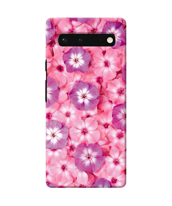 Natural pink flower Google Pixel 6 Back Cover