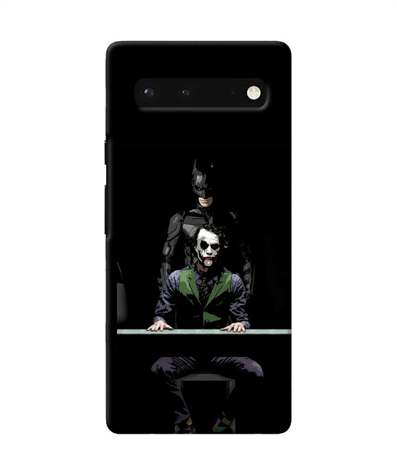 Batman vs joker Google Pixel 6 Back Cover