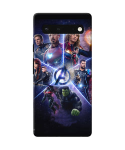 Avengers super hero poster Google Pixel 6 Back Cover