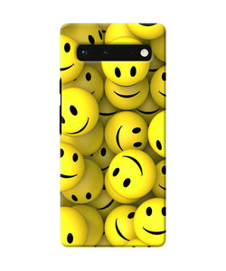 Smiley balls Google Pixel 6 Back Cover