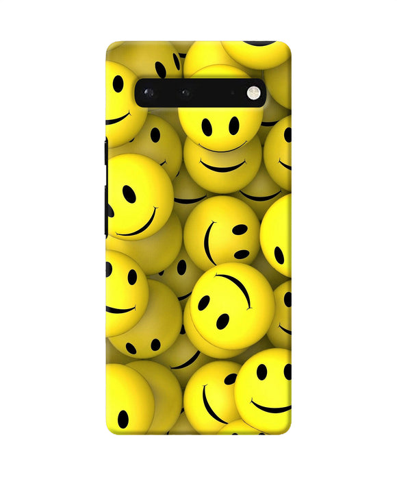 Smiley balls Google Pixel 6 Back Cover