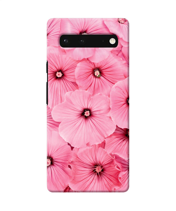 Pink flowers Google Pixel 6 Back Cover