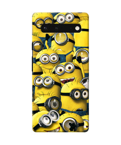 Minions crowd Google Pixel 6 Back Cover