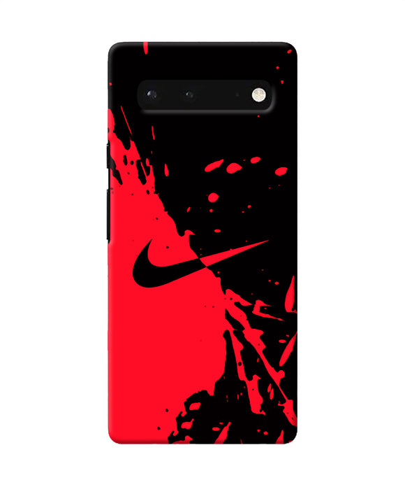 Nike red black poster Google Pixel 6 Back Cover