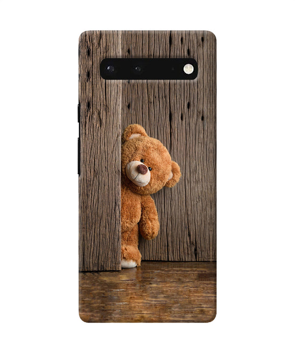 Teddy wooden Google Pixel 6 Back Cover