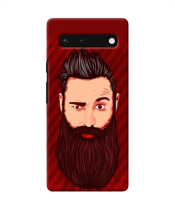 Beardo character Google Pixel 6 Back Cover