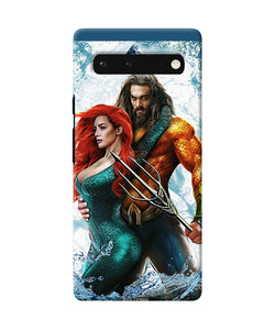 Aquaman couple water Google Pixel 6 Back Cover