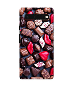 Valentine special chocolates Google Pixel 6 Back Cover