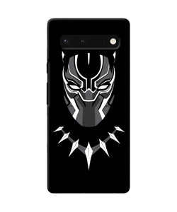 Black penthon cartoon Google Pixel 6 Back Cover