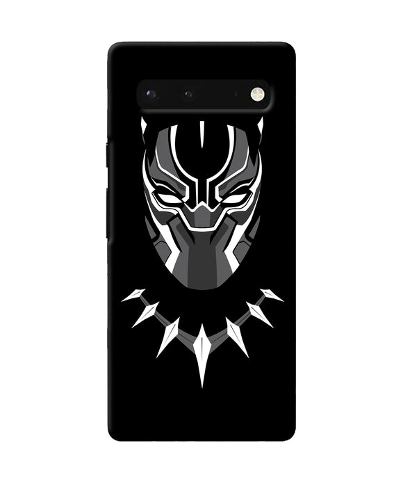 Black penthon cartoon Google Pixel 6 Back Cover