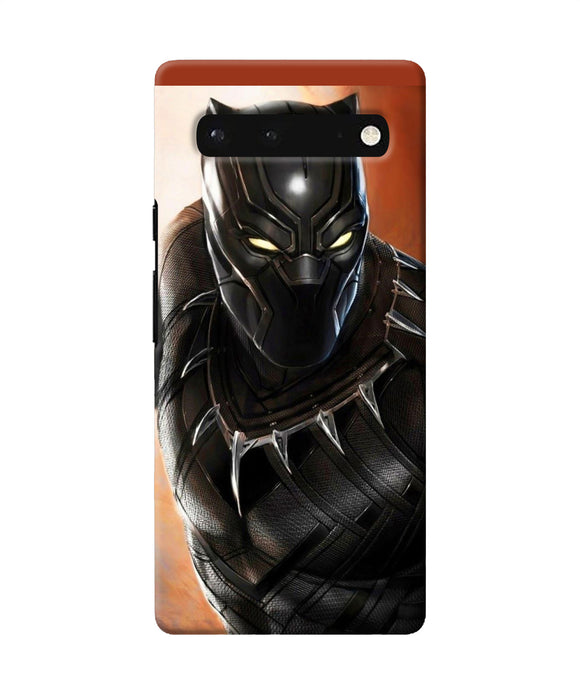 Black penthon super hero Google Pixel 6 Back Cover