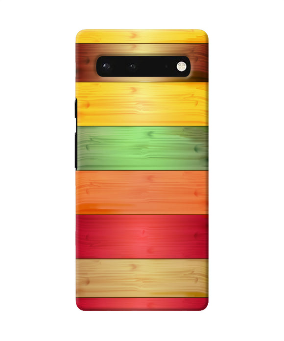 Wooden colors Google Pixel 6 Back Cover