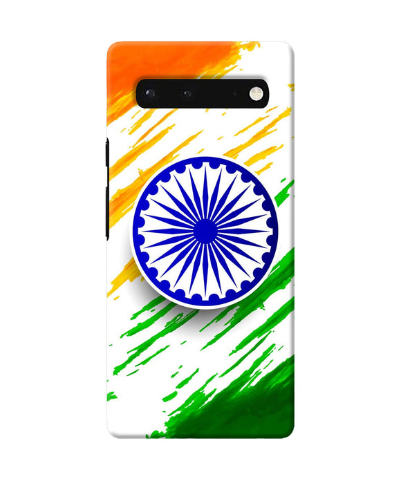 Indian flag colors Google Pixel 6 Back Cover