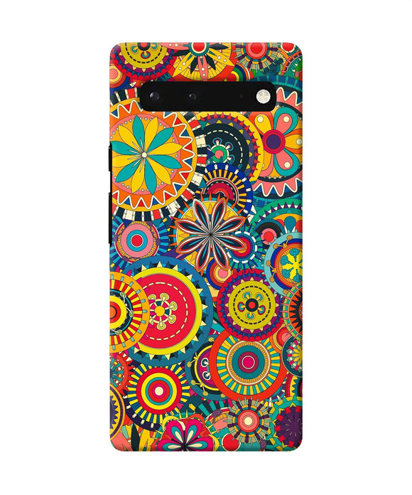 Colorful circle pattern Google Pixel 6 Back Cover