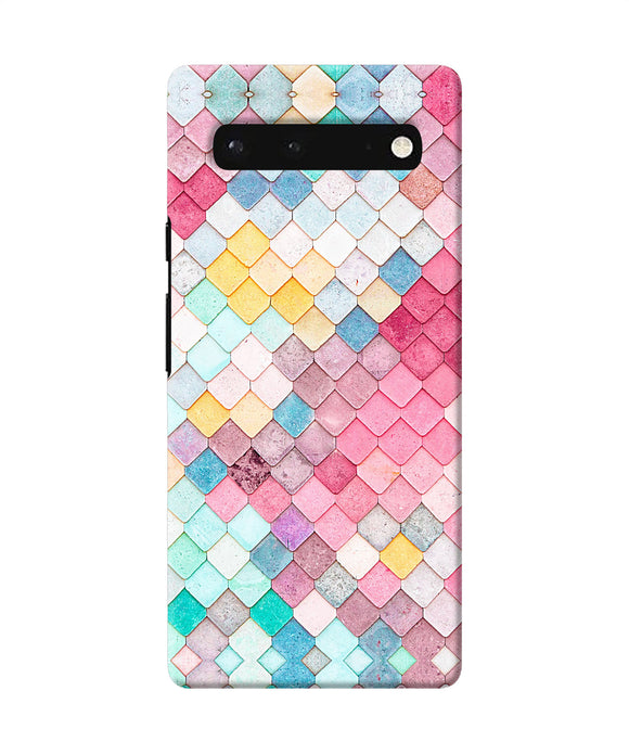 Colorful fish skin Google Pixel 6 Back Cover