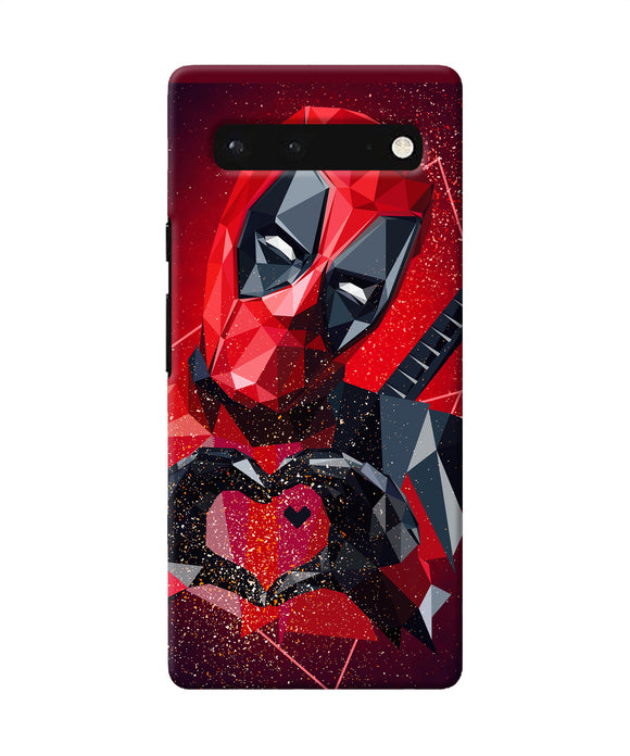 Deadpool love Google Pixel 6 Back Cover