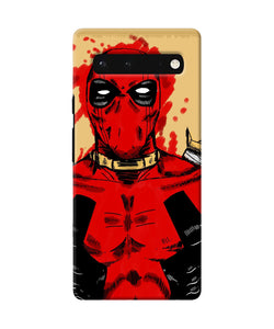 Blooded deadpool Google Pixel 6 Back Cover