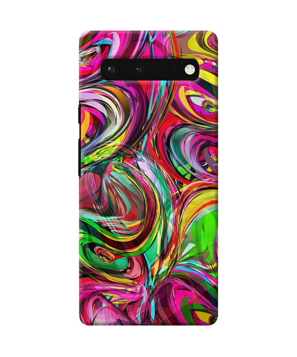 Abstract colorful ink Google Pixel 6 Back Cover