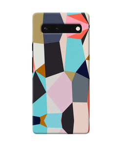 Abstract colorful shapes Google Pixel 6 Back Cover