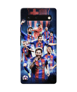 Messi FCB team Google Pixel 6 Back Cover