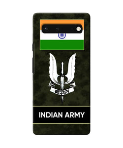 Indian flag balidan logo Google Pixel 6 Back Cover