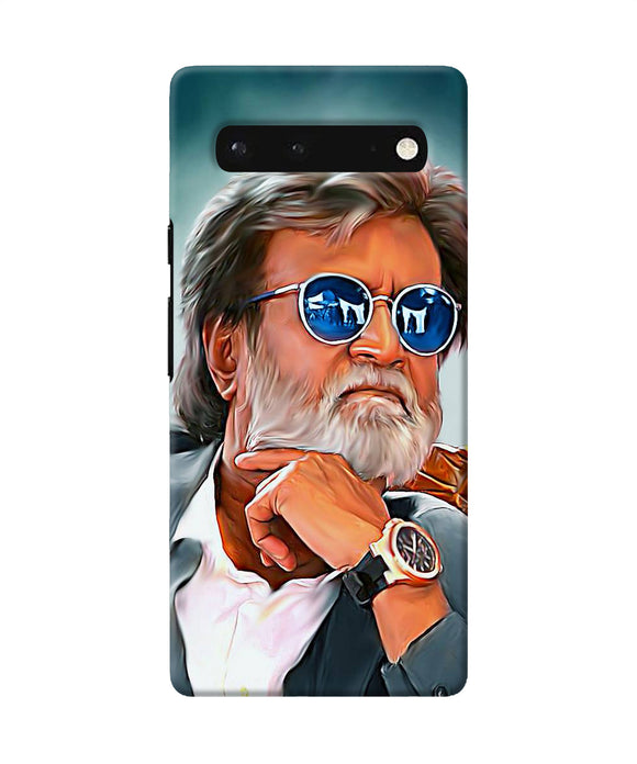 Rajnikant painting Google Pixel 6 Back Cover