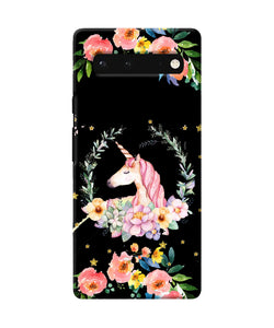 Unicorn flower Google Pixel 6 Back Cover