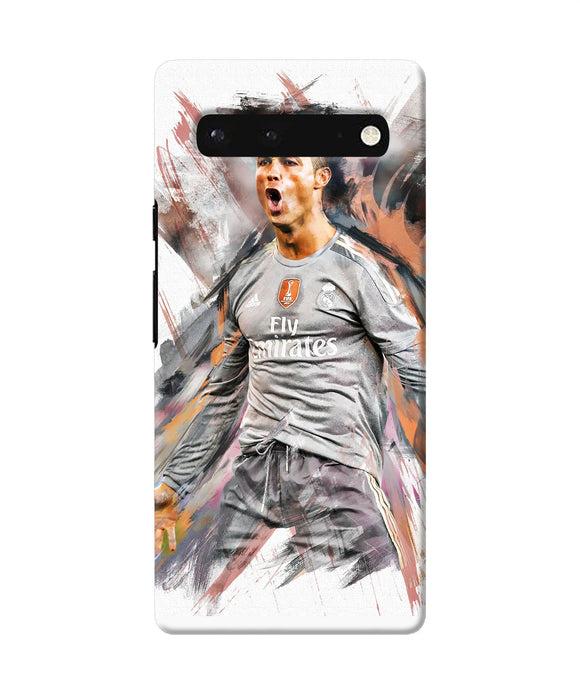 Ronaldo poster Google Pixel 6 Back Cover