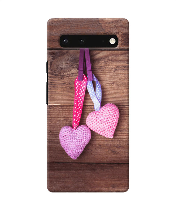 Two gift hearts Google Pixel 6 Back Cover